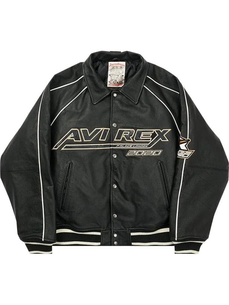 Куртка Palace Avirex No Snakes Jacket 'Black' — изображение 1 из 3, черный