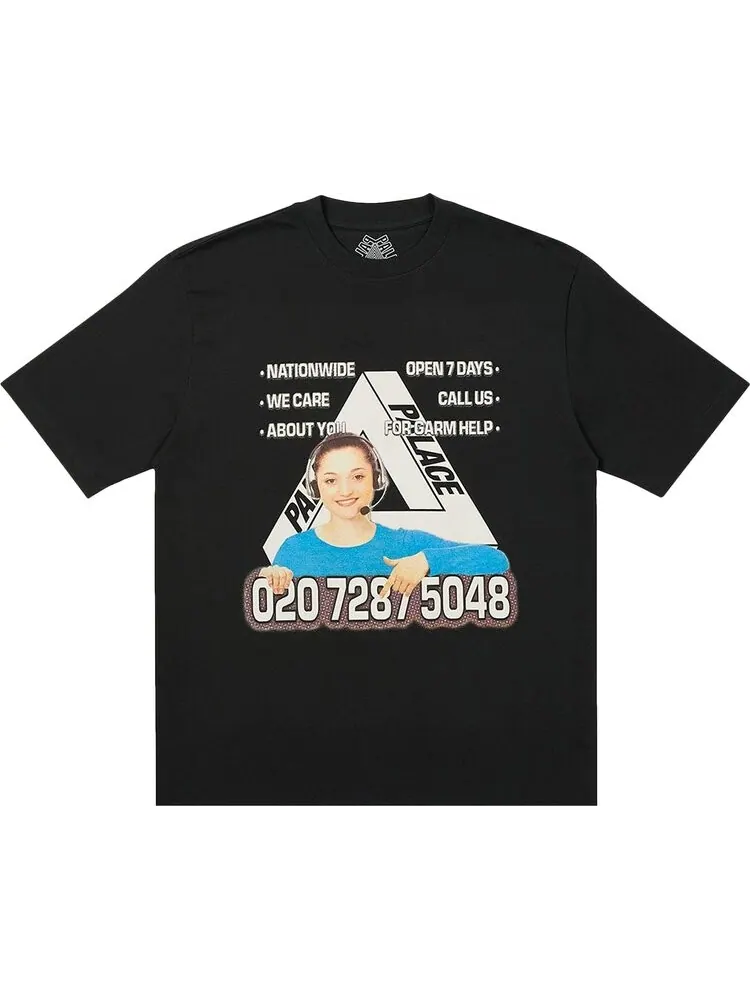 Футболка Palace Bell Man T-Shirt 'Black' — изображение 1 из 1, черный
