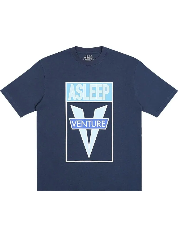 Футболка Palace Asleep To Venture T-Shirt 'Navy' — изображение 1 из 2, синий