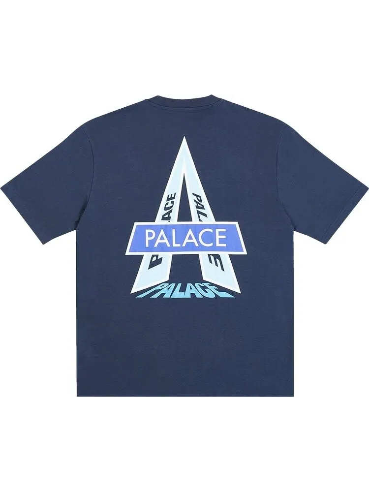 Футболка Palace Asleep To Venture T-Shirt 'Navy' — изображение 2 из 2, синий
