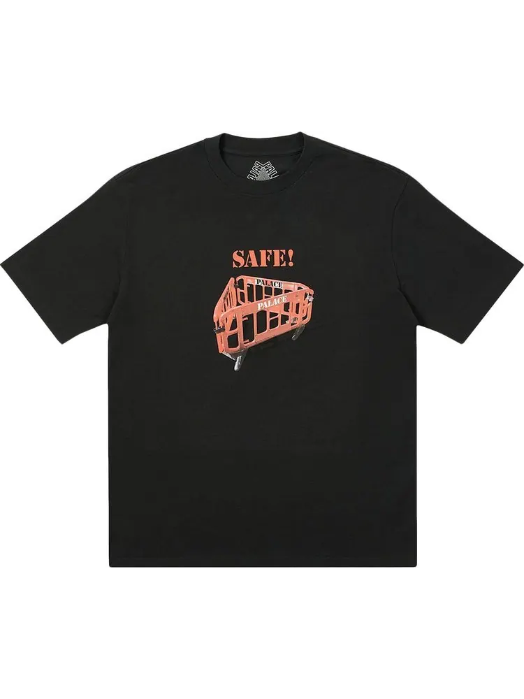 Футболка Palace Safety T-Shirt 'Black' — изображение 1 из 1, черный