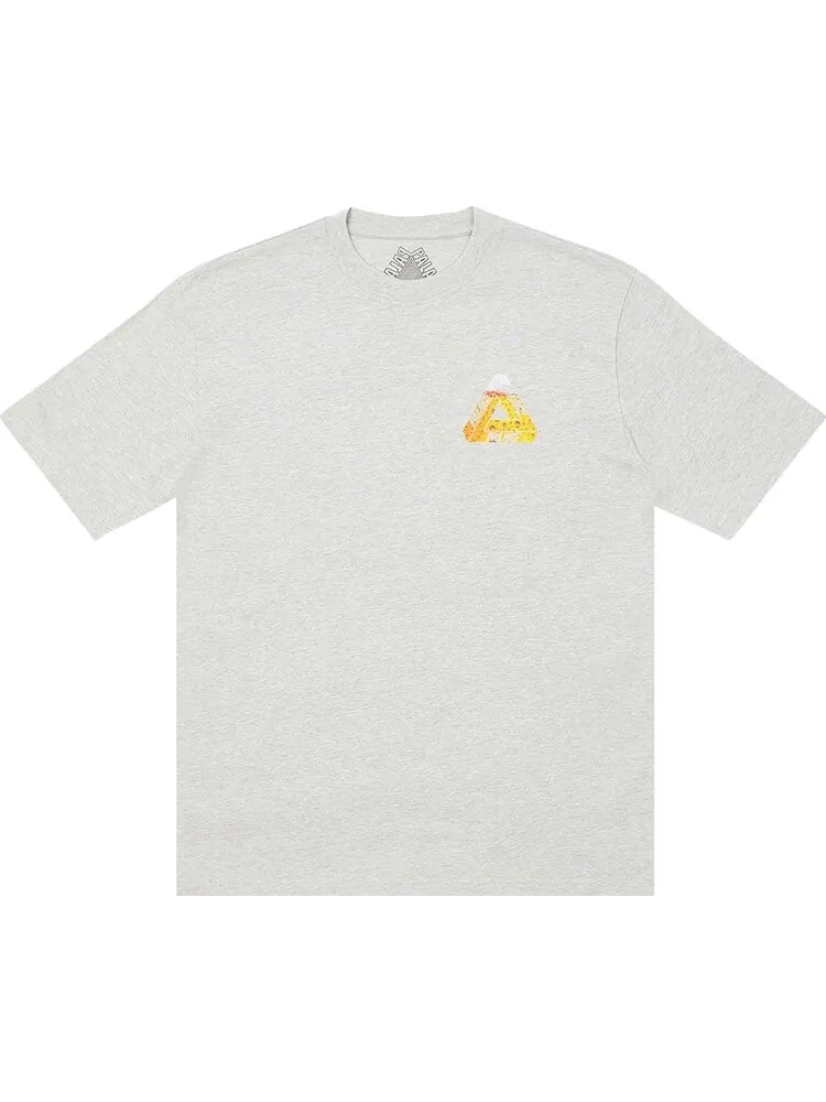 Футболка Palace Tri-Lager T-Shirt 'Grey Marl' — изображение 1 из 2, серый