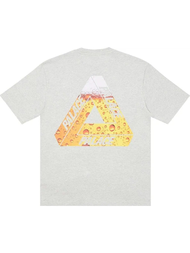 Футболка Palace Tri-Lager T-Shirt 'Grey Marl' — изображение 2 из 2, серый
