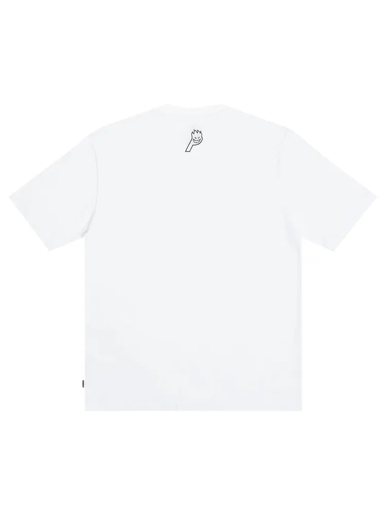 Футболка Palace x Spitfire P-Fire T-Shirt 'White' — изображение 2 из 2, белый