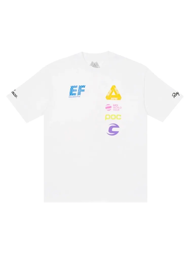 Футболка Palace x Rapha Off Bike T-Shirt 'White' — изображение 1 из 1, белый