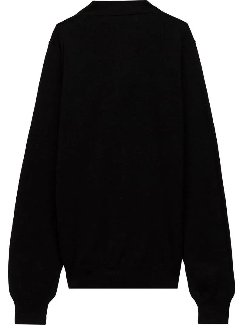 Кардиган Comme des Garçons PLAY Double Heart Cardigan 'Black' — изображение 2 из 2, черный