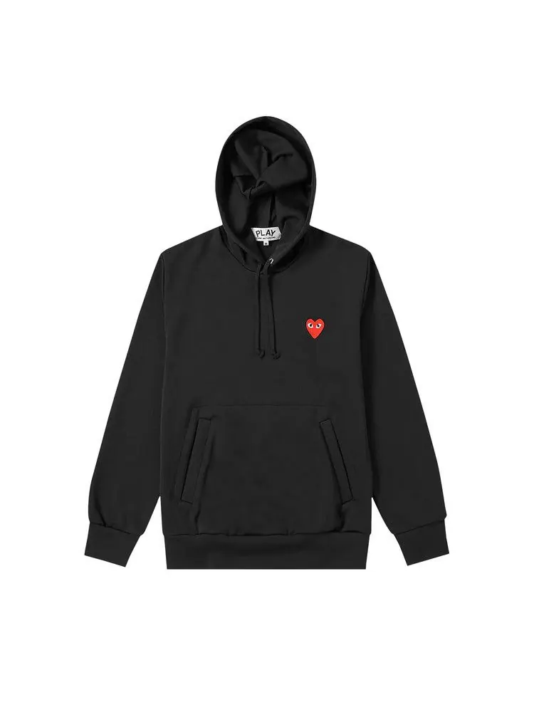 Топ Comme des Garçons PLAY Pull Over Hoddie — изображение 1 из 1, черный