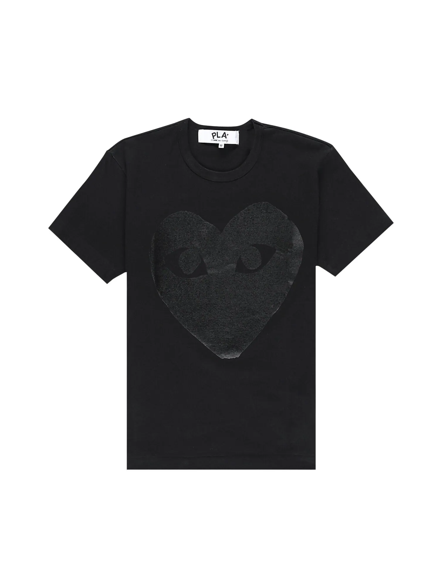 Футболка с логотипом Comme des Garçons PLAY Heart — изображение 1 из 2, черный