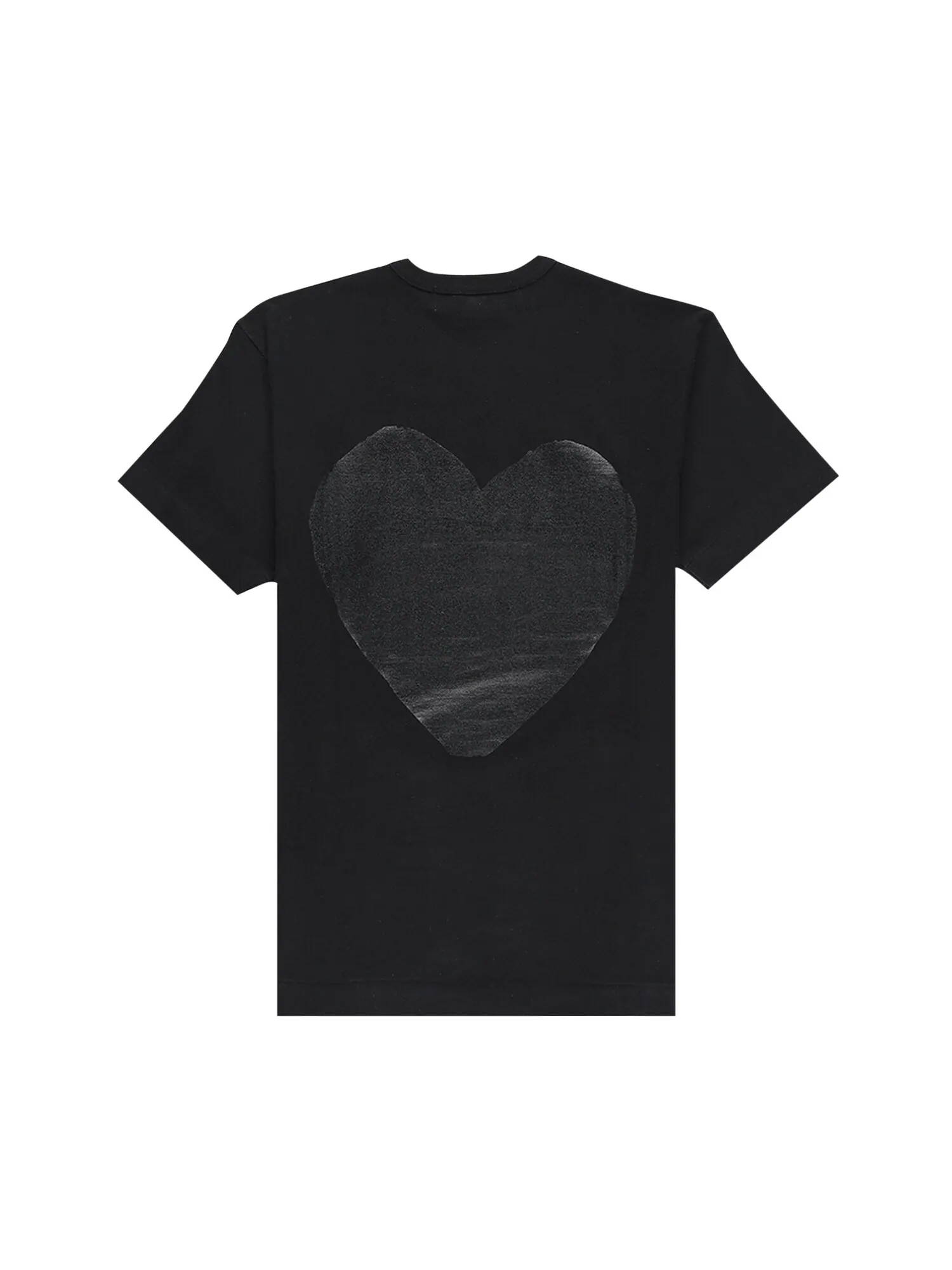 Футболка с логотипом Comme des Garçons PLAY Heart — изображение 2 из 2, черный