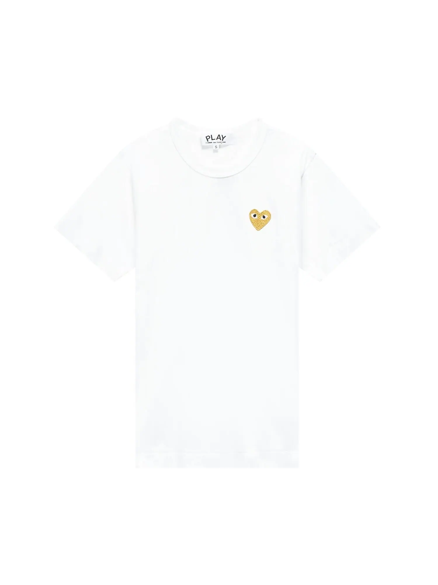 Comme des Garçons PLAY Мини-футболка с сердечками — изображение 1 из 1, белый