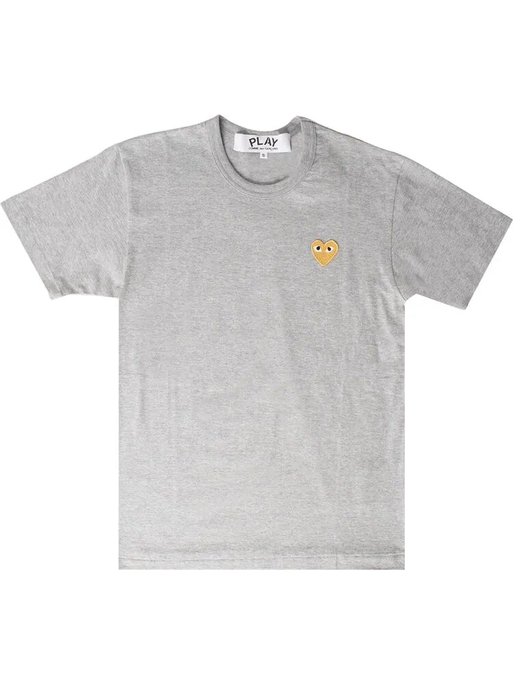 Футболка Comme des Garçons PLAY Heart T-Shirt 'Grey' — изображение 1 из 1, серый