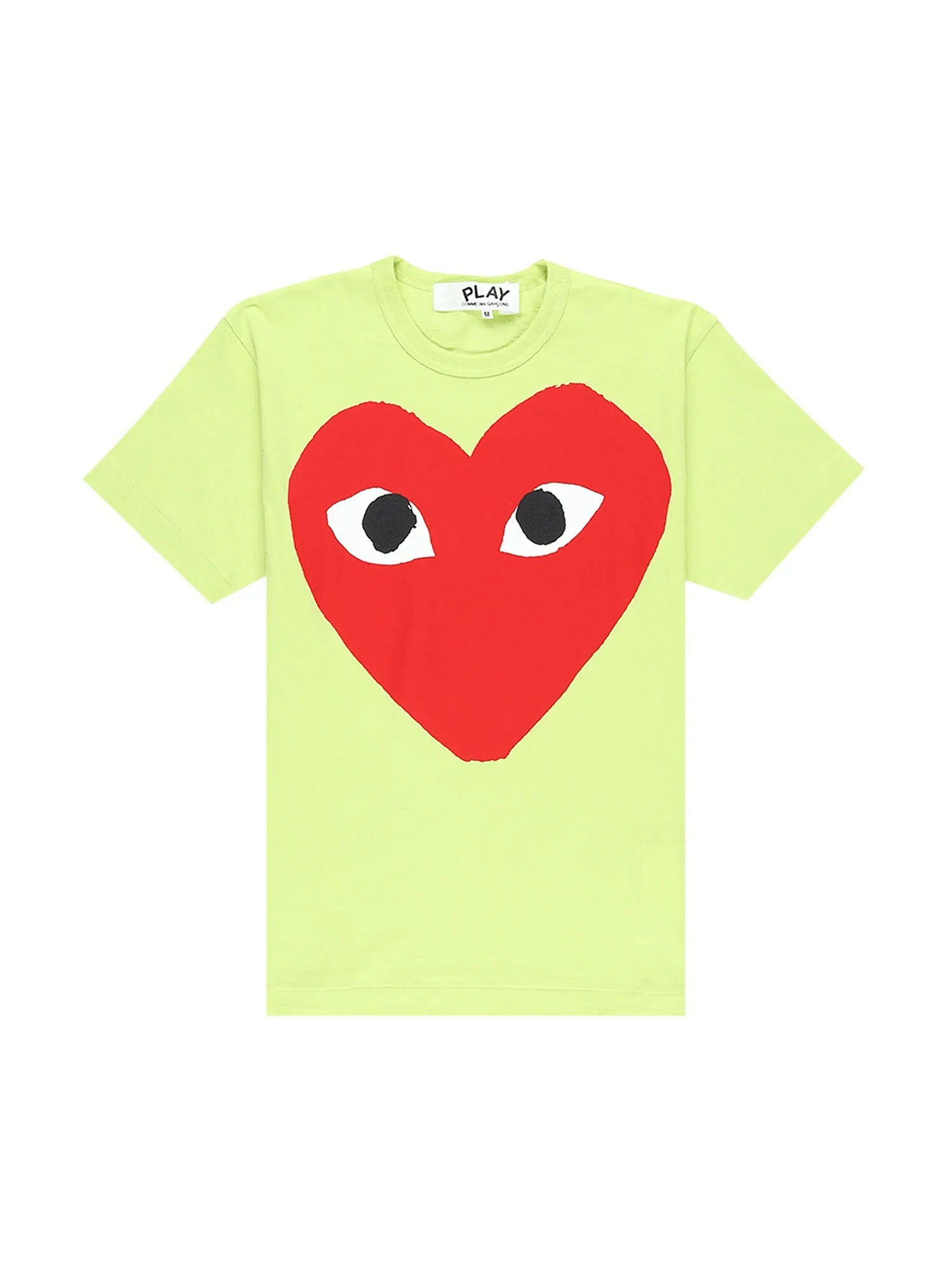 Футболка Comme des Garçons PLAY Big Heart — изображение 1 из 2, зеленый