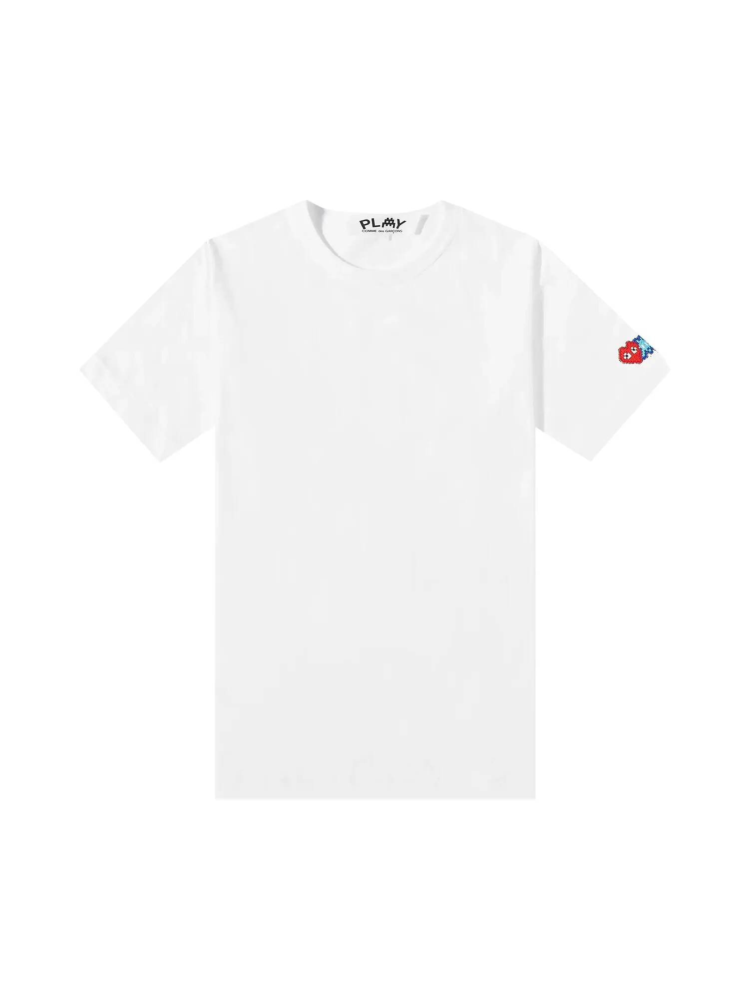 Футболка с нашивкой-логотипом Comme des Garçons PLAY x Invader — изображение 1 из 1, белый