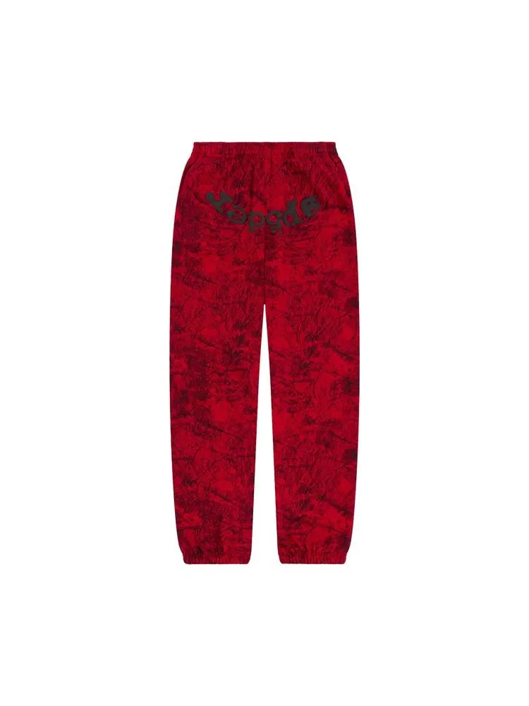 Спортивные брюки Sp5der OG Tree Camo Sweatpant Red — изображение 1 из 2, красный