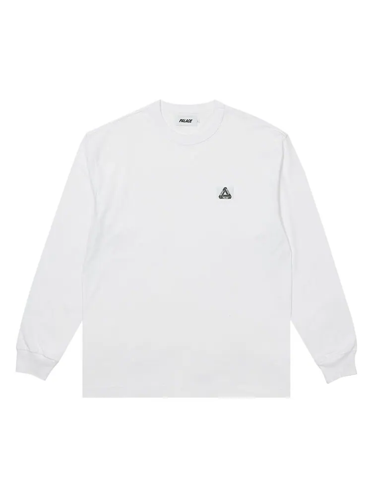 Лонгслив Palace Square Patch Long-Sleeve 'White' — изображение 1 из 1, белый