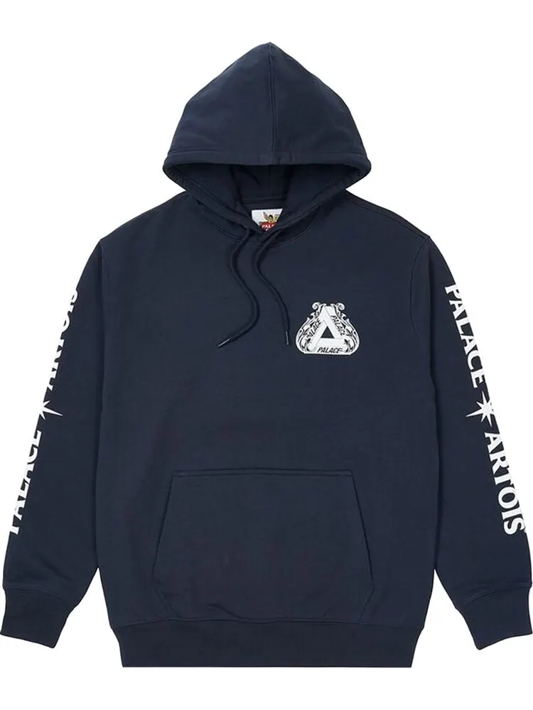 Толстовка Palace x Stella Artois Hood 'Navy' — изображение 1 из 3, синий
