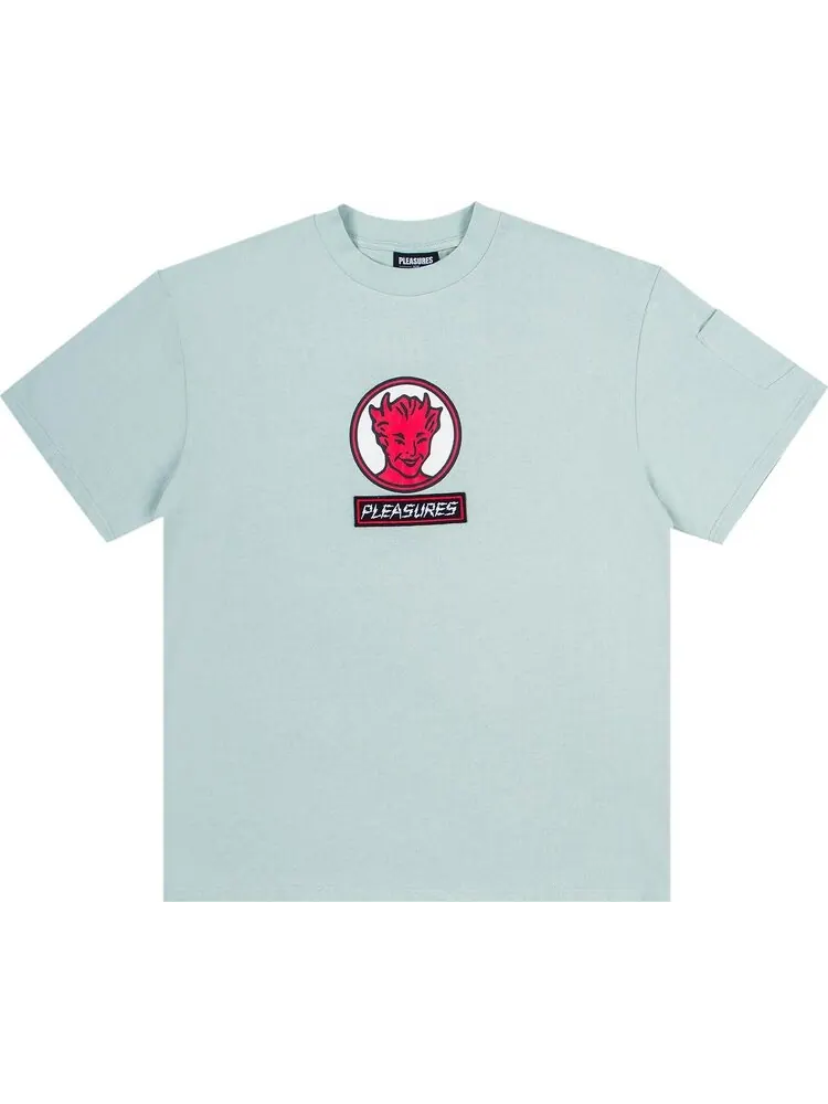 Рубашка Pleasures Hot Stuff Heavyweight Shirt 'Mint' — изображение 1 из 1, зеленый