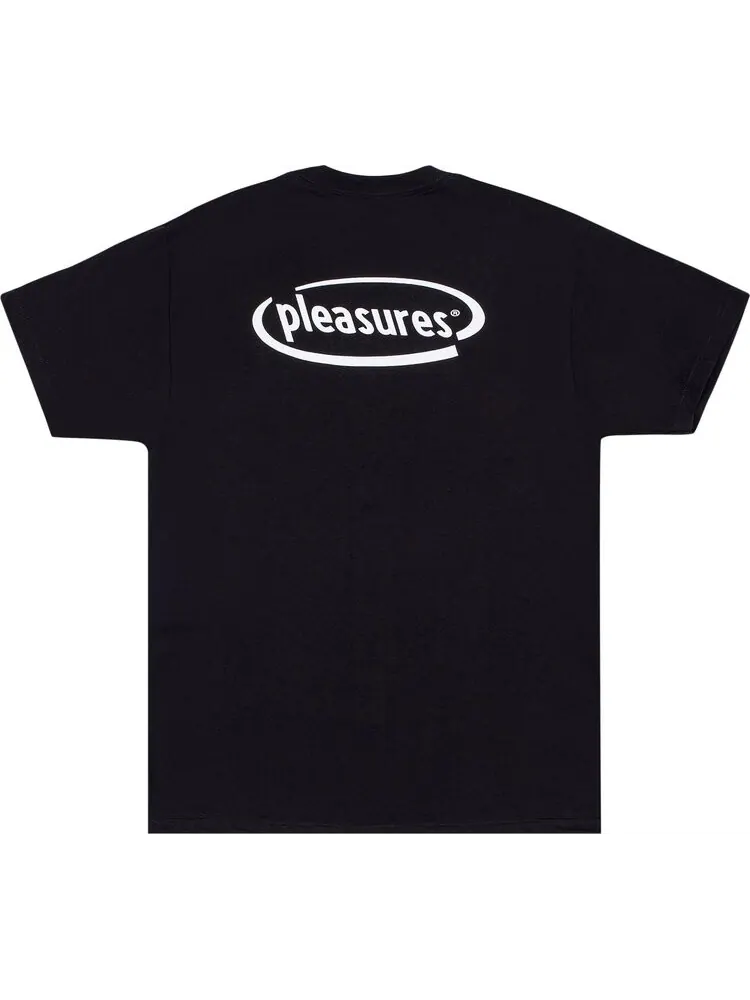 Футболка Pleasures Happier T-Shirt 'Black' — изображение 2 из 2, черный