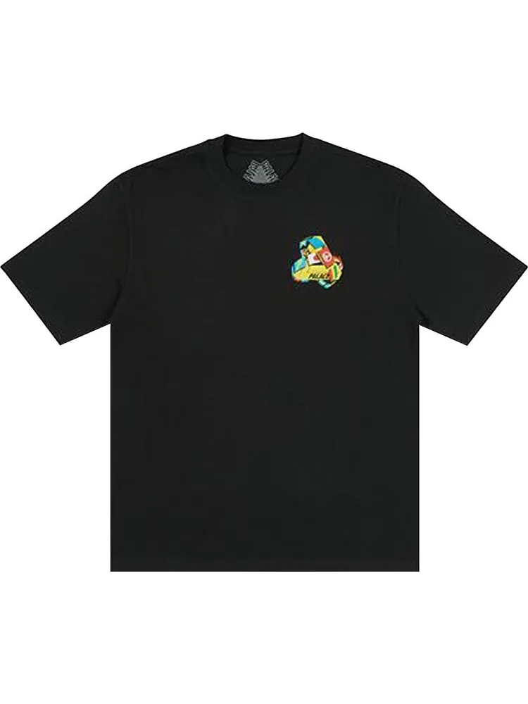 Футболка Palace Tri-Flag T-Shirt 'Black' — изображение 1 из 2, черный