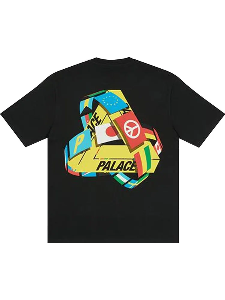 Футболка Palace Tri-Flag T-Shirt 'Black' — изображение 2 из 2, черный