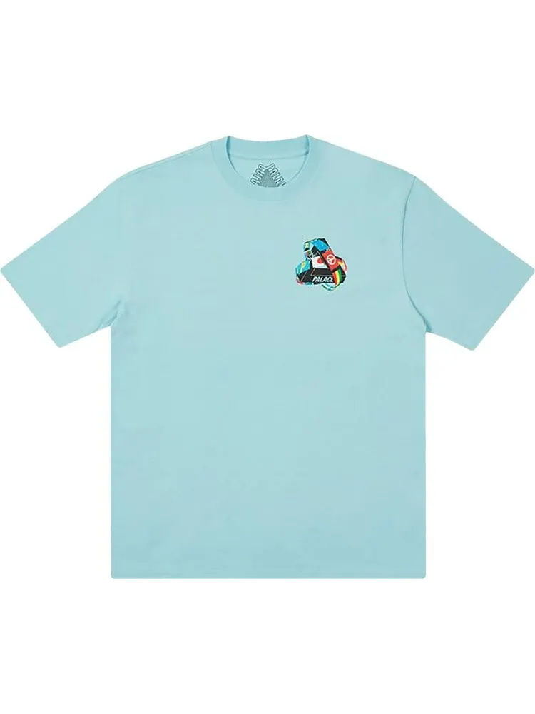 Футболка Palace Tri-Flag T-Shirt 'Blue' — изображение 1 из 2, синий