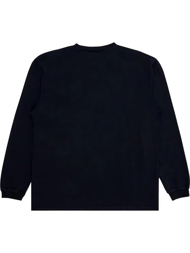 Футболка Pleasures Discovery Heavyweight Long-Sleeve T-Shirt 'Black' — изображение 2 из 2, черный