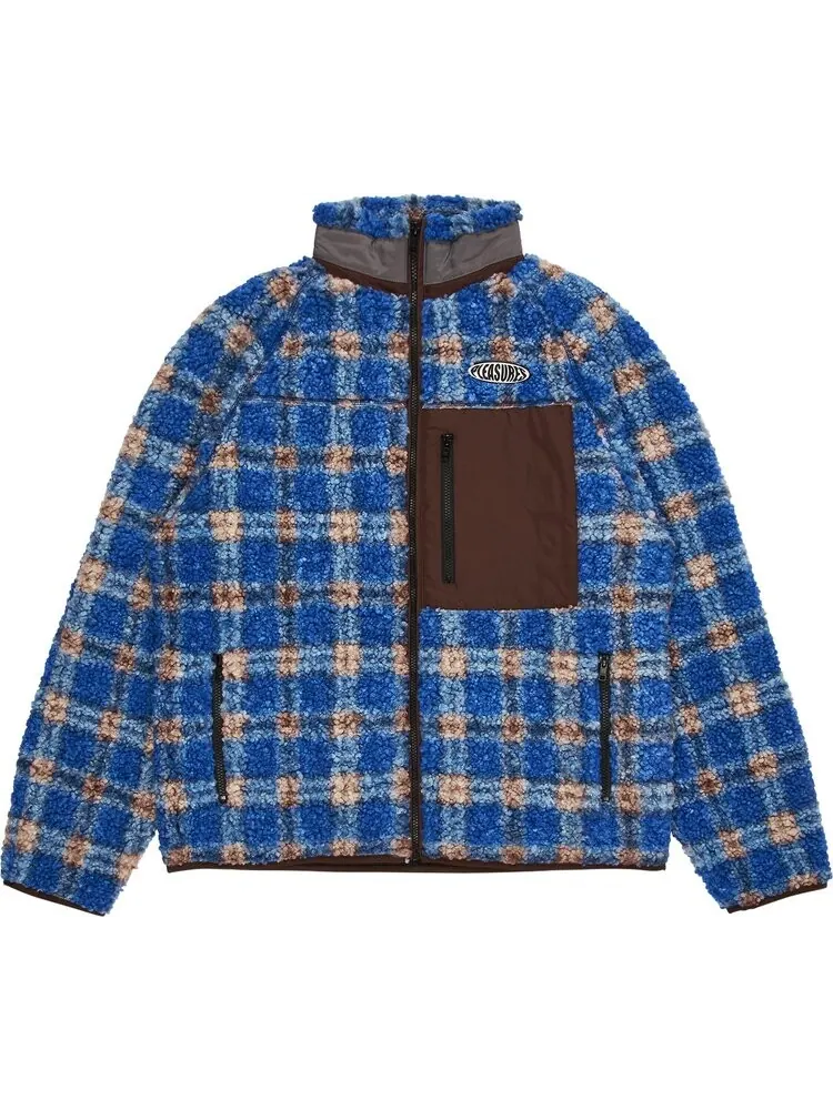 Куртка Pleasures Wraith Poodle Polar Fleece Jacket 'Blue' — изображение 1 из 2, синий