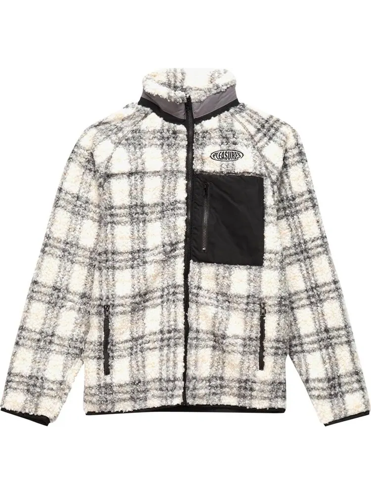 Куртка Pleasures Wraith Poodle Polar Fleece Jacket 'Grey' — изображение 1 из 2, серый