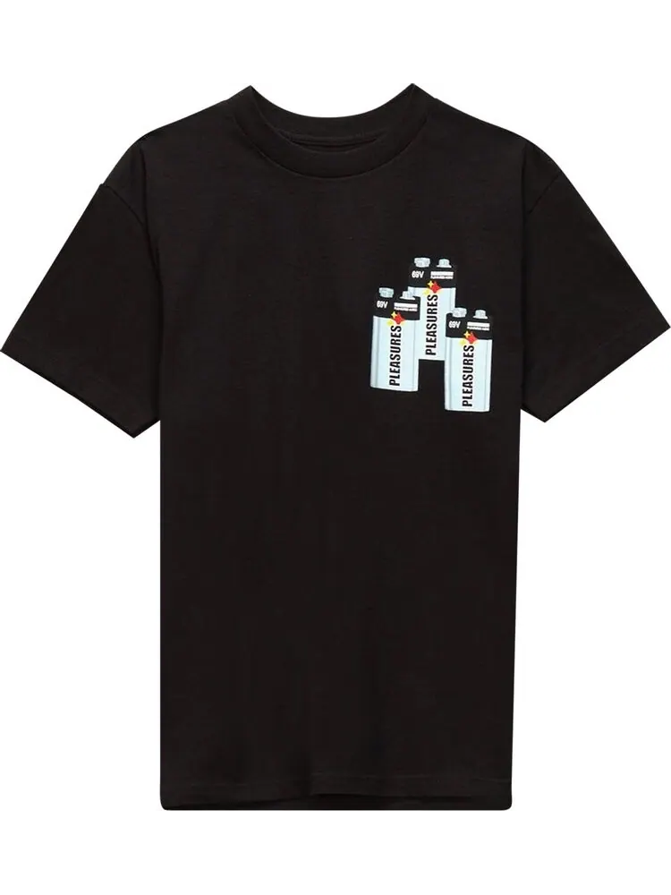 Футболка Pleasures Charge T-Shirt 'Black' — изображение 1 из 2, черный