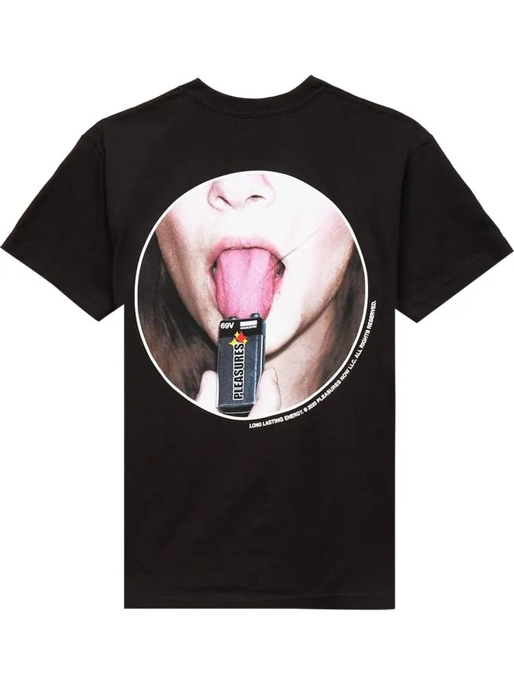 Футболка Pleasures Charge T-Shirt 'Black' — изображение 2 из 2, черный