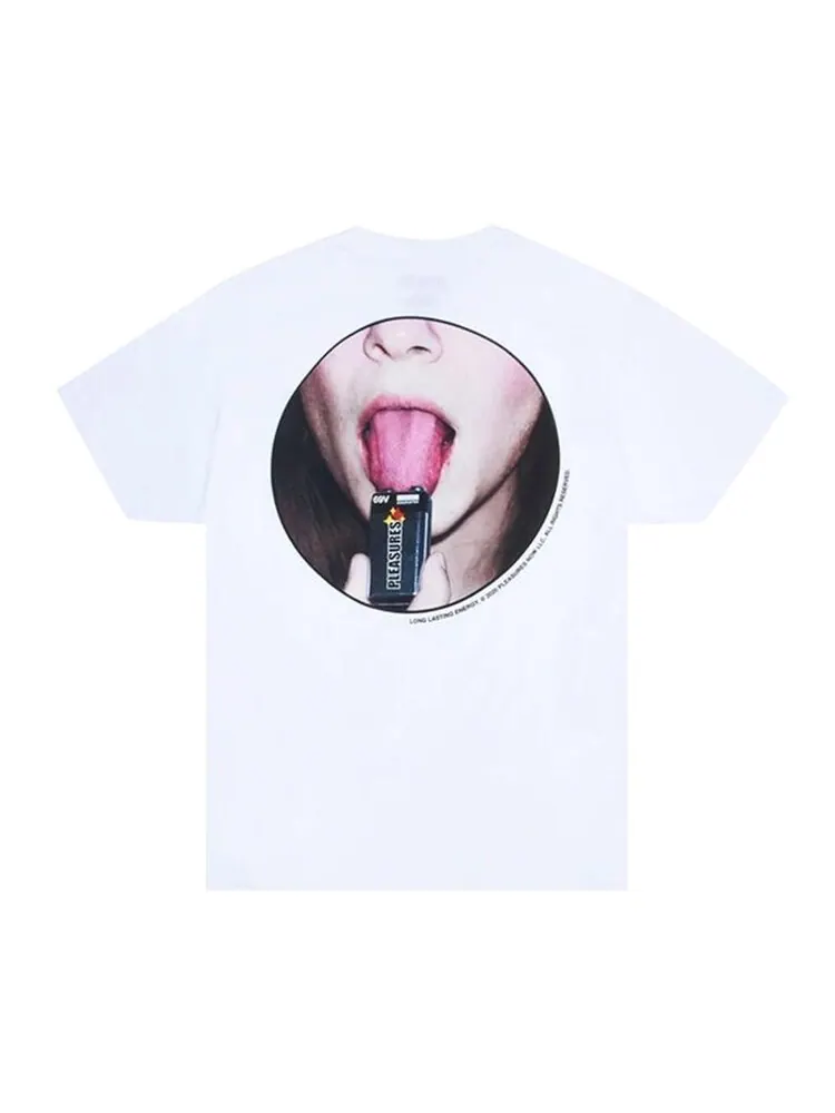 Футболка Pleasures Charge T-Shirt 'White' — изображение 2 из 2, белый