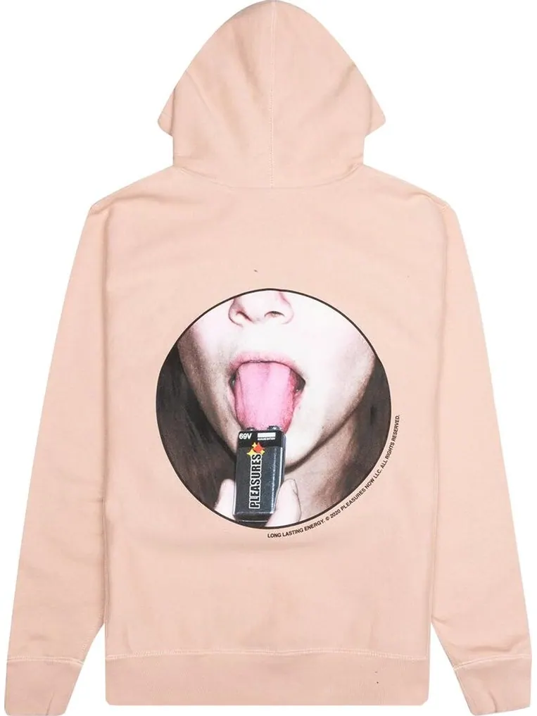 Худи Pleasures Charge Premium Hoodie 'Dusty Rose' — изображение 2 из 2, розовый