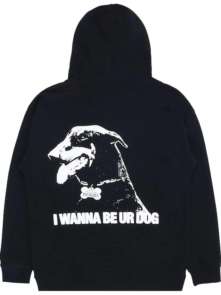 Худи Pleasures I'm Lost Hoodie 'Black' — изображение 2 из 2, черный