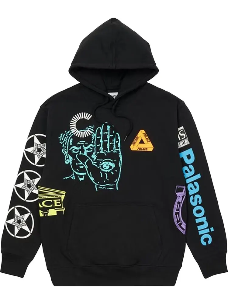 Толстовка Palace x Cannondale Mad Boy Hood 'Black' — изображение 1 из 2, черный