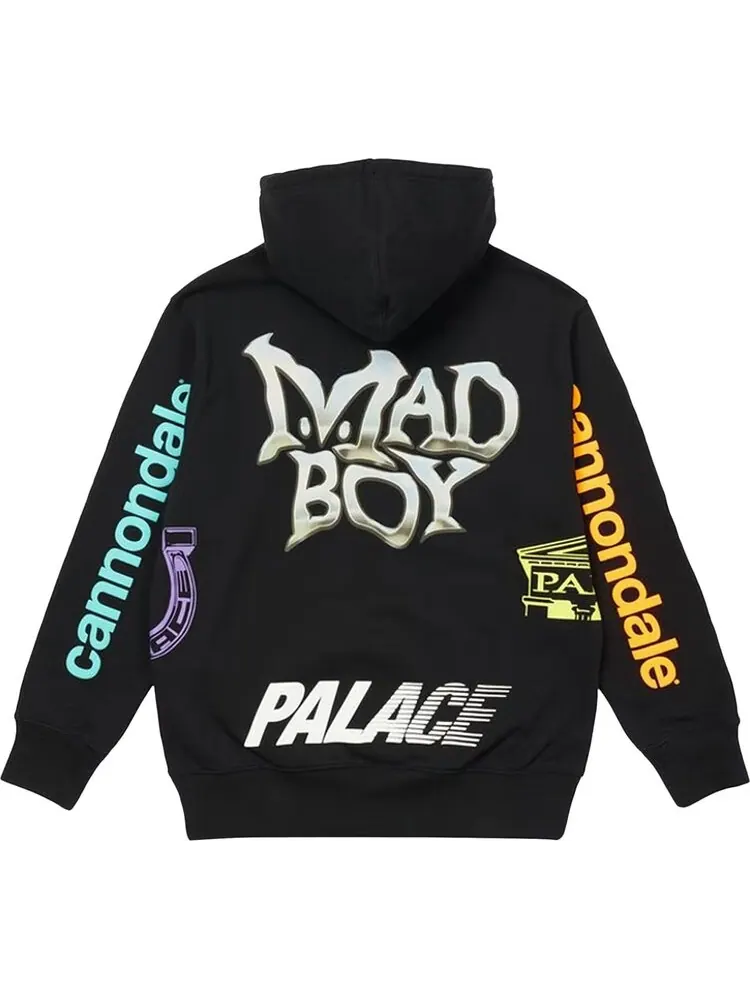 Толстовка Palace x Cannondale Mad Boy Hood 'Black' — изображение 2 из 2, черный