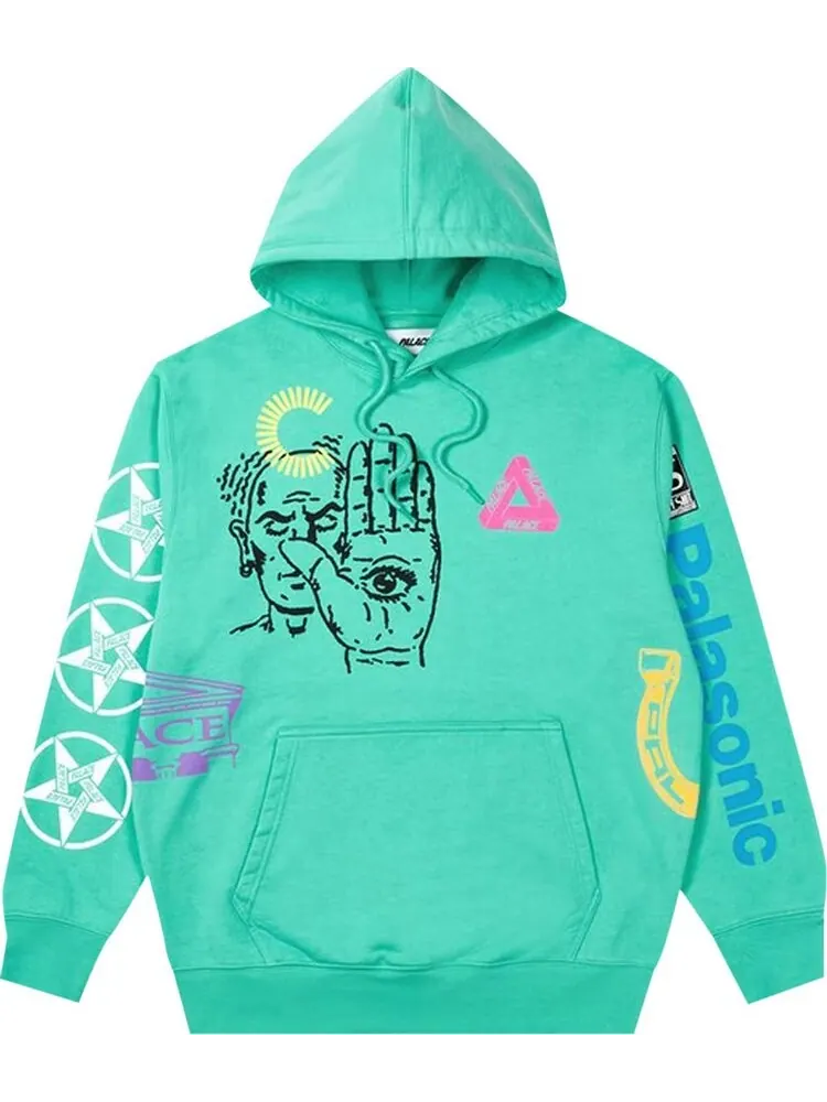 Толстовка Palace Cannondale Mad Boy Hood 'Mint' — изображение 1 из 2, зеленый