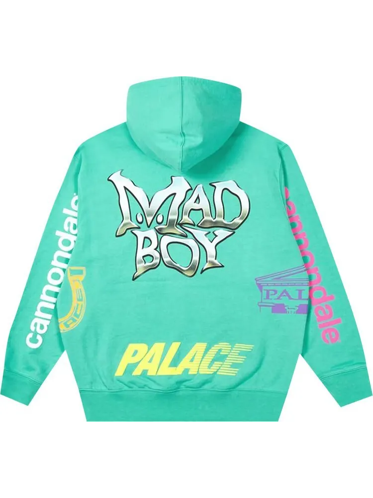 Толстовка Palace Cannondale Mad Boy Hood 'Mint' — изображение 2 из 2, зеленый
