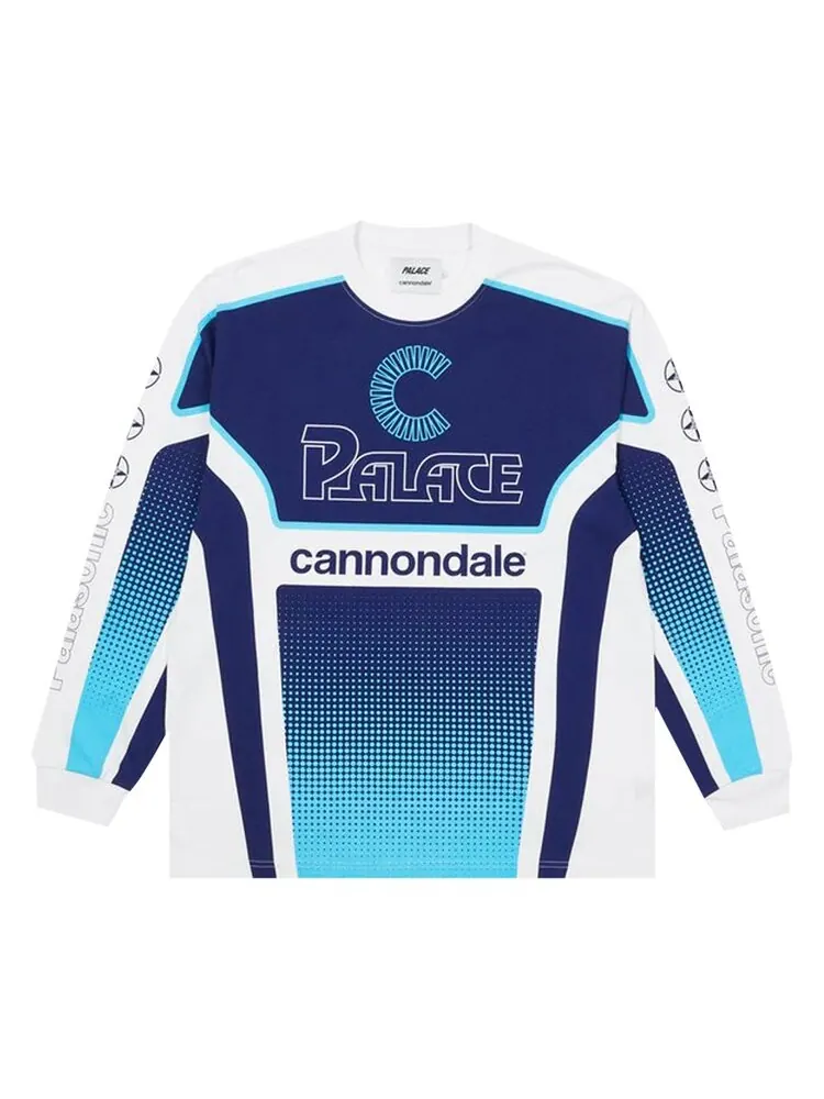 Лонгслив Palace x Cannondale Mad Boy 'White' — изображение 1 из 2, белый