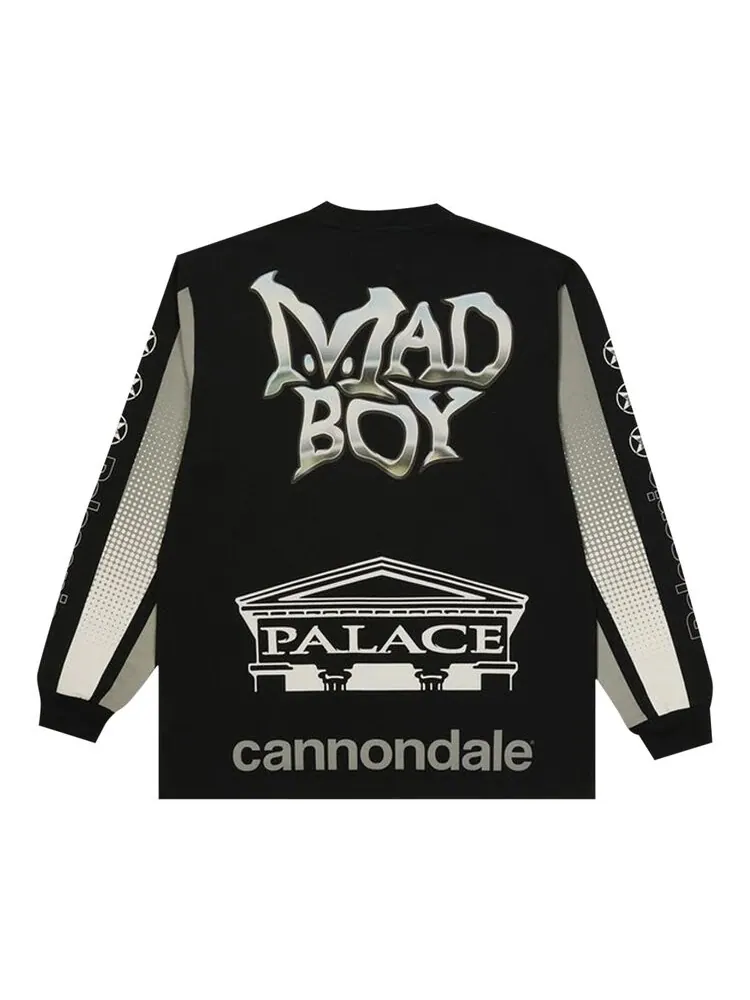 Лонгслив Palace x Cannondale Mad Boy 'Black' — изображение 2 из 2, черный