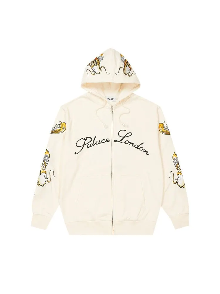 Куртка Palace Carp Zip Hood — изображение 1 из 2, белый