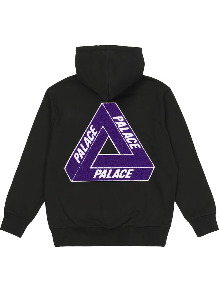 Толстовка Palace Tri-Chenille Hood 'Black' — изображение 2 из 2, черный