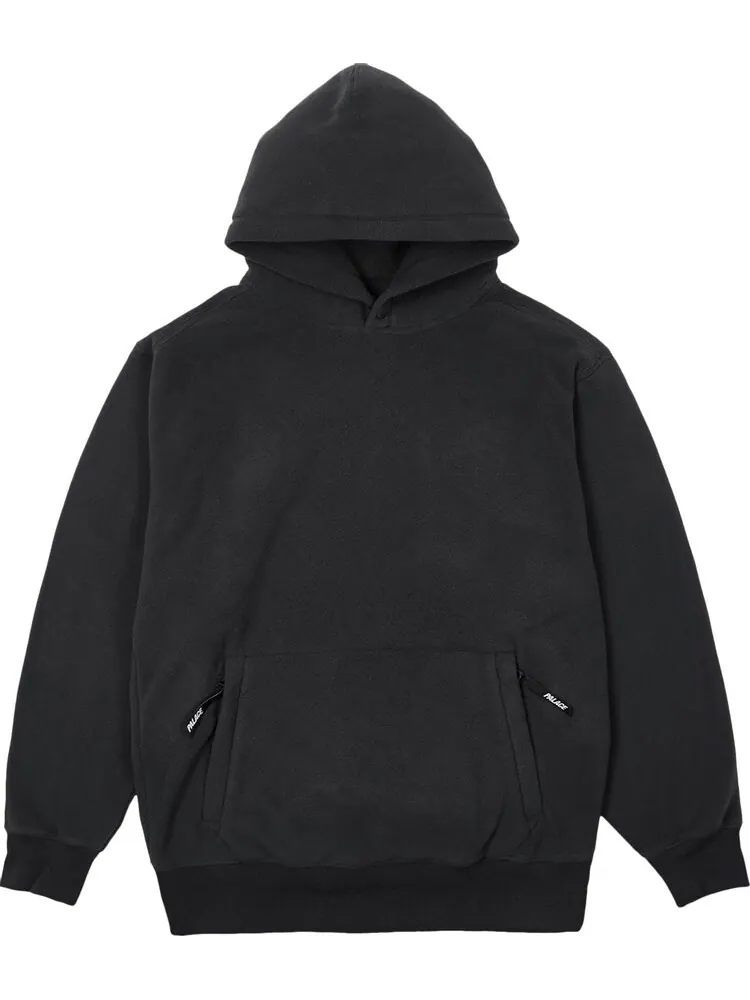 Толстовка Palace Polartec Lazer Hood 'Black' — изображение 1 из 2, черный