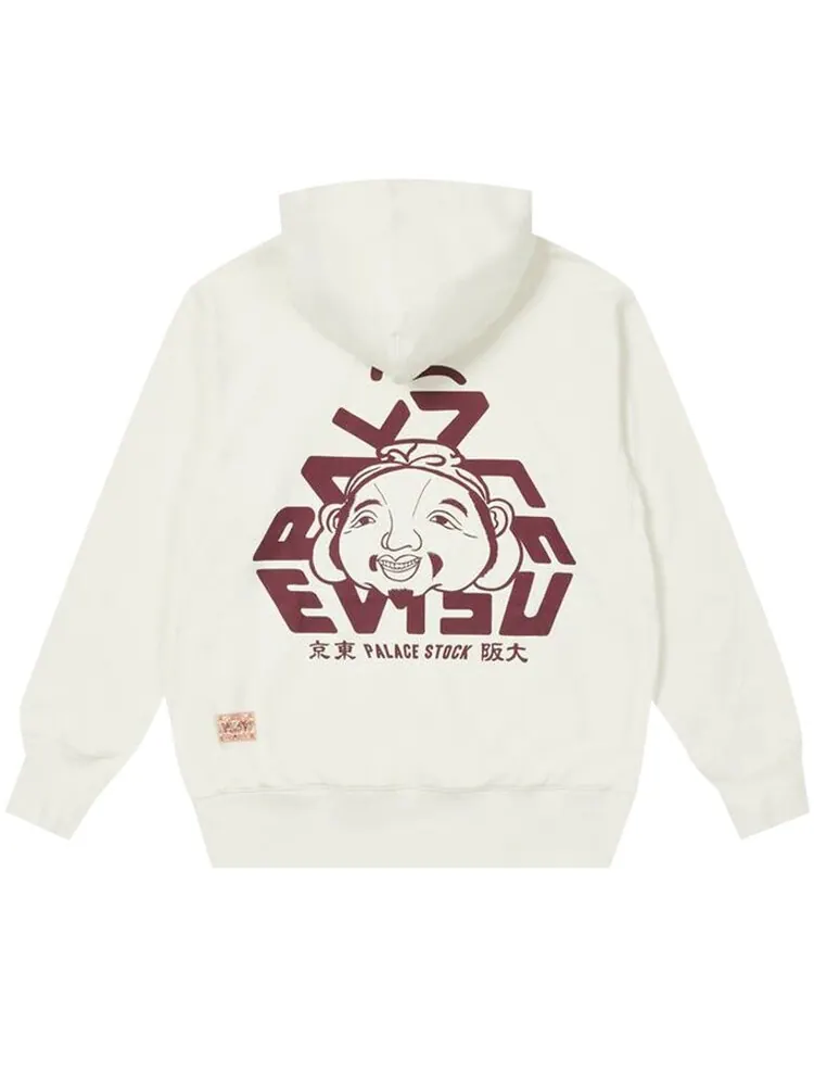 Толстовка Palace x Evisu Tri-Godhead 'Egret' — изображение 2 из 2, белый