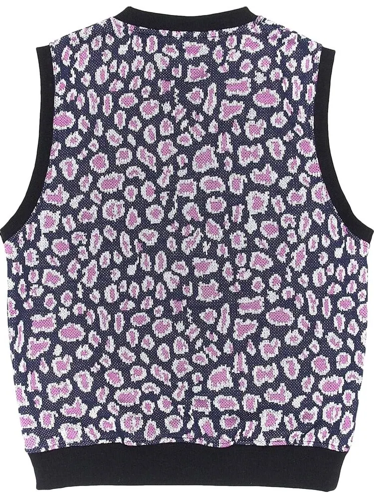 Свитер Pleasures Survival Sweater Vest 'Navy' — изображение 2 из 2, синий
