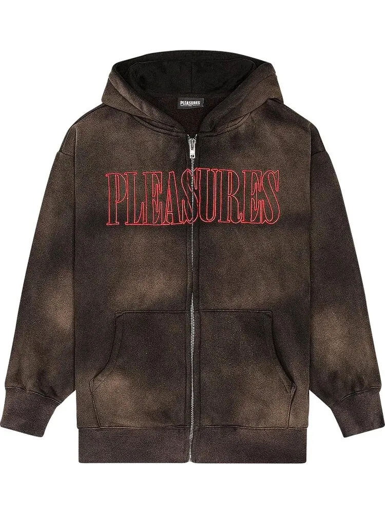 Худи Pleasures Gospel Zip Hoody 'Black' — изображение 1 из 2, черный