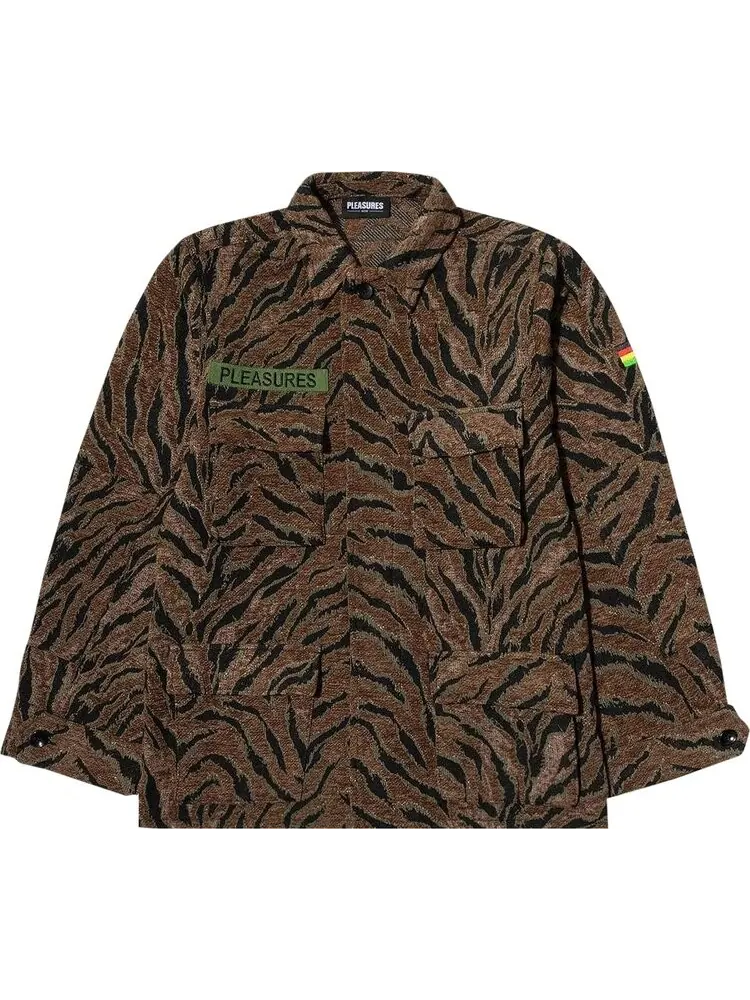 Куртка Pleasures Jungle Jacket 'Brown' — изображение 1 из 4, коричневый