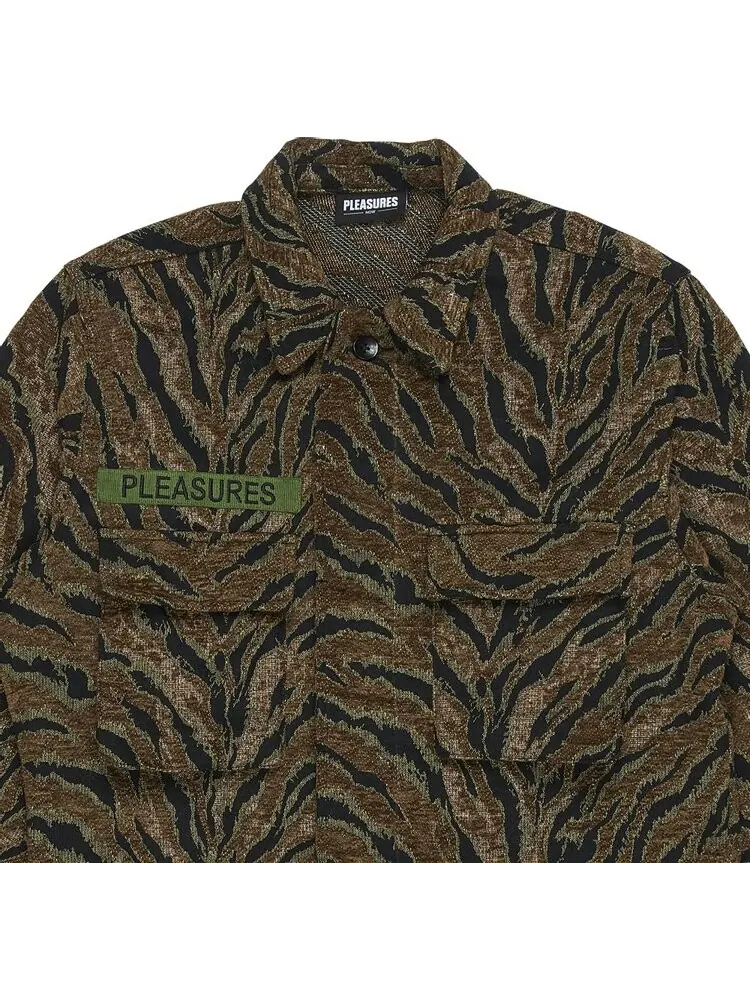 Куртка Pleasures Jungle Jacket 'Brown' — изображение 3 из 4, коричневый