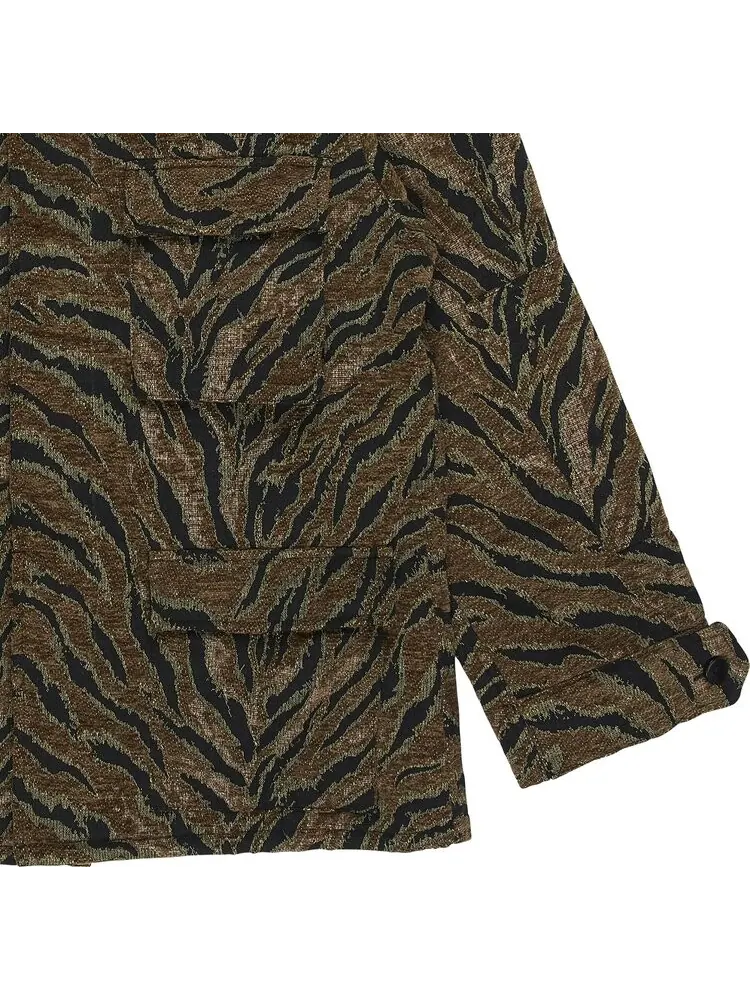 Куртка Pleasures Jungle Jacket 'Brown' — изображение 4 из 4, коричневый