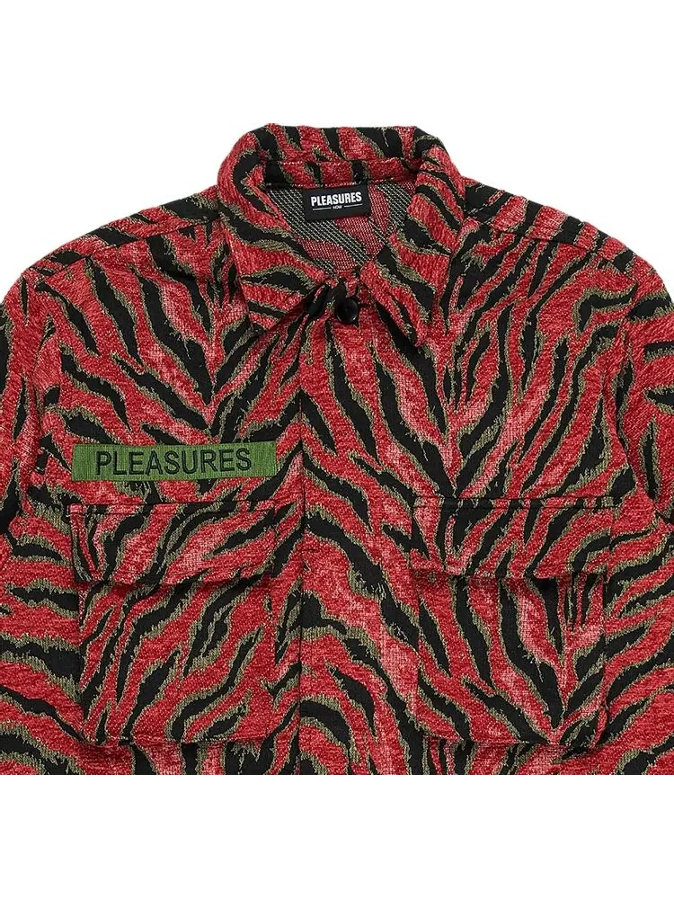 Куртка Pleasures Jungle Jacket 'Red' — изображение 3 из 3, красный