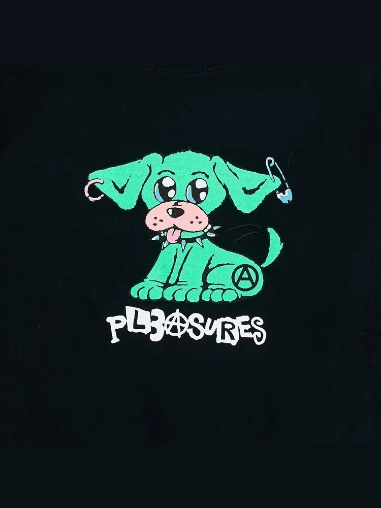 Толстовка Pleasures Ruff Premium Crewneck 'Black' — изображение 2 из 2, черный